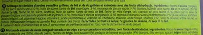 Lista de ingredientes del producto Muesli Dia 