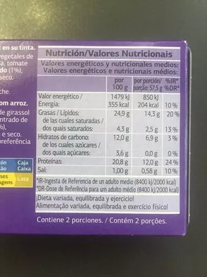 Lista de ingredientes del producto Chipirones rellenos en su tinta dia 3 x 80 ml