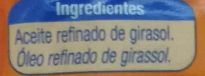 Lista de ingredientes del producto Aceite refinado de girasol alteza 1 l