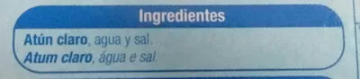 Lista de ingredientes del producto Atún claro Alteza 3 x 80 g