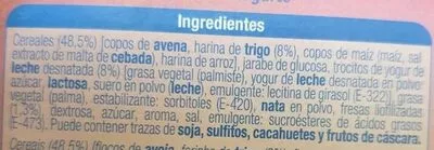 Lista de ingredientes del producto Barritas de cereales Alteza Alteza 