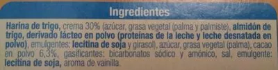 Lista de ingredientes del producto Galletas de cacao Alteza 