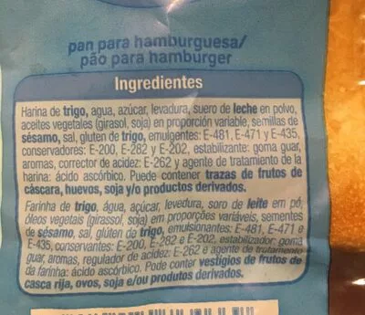 Lista de ingredientes del producto Alteza maxi burger Alteza 