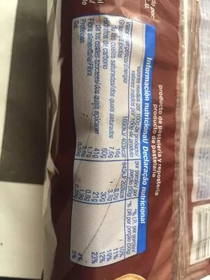 Lista de ingredientes del producto Brazo de trufa Alteza 