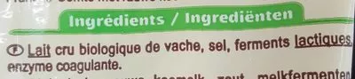 Lista de ingredientes del producto Emmental français râpé  