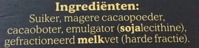 Lista de ingredientes del producto  De Ruijter 