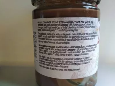 Lista de ingredientes del producto Nocilla la vida Brinkers 