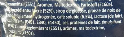 Lista de ingredientes del producto Capuccino noisette maxwell house 1kg