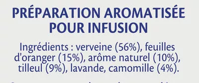 Lista de ingredientes del producto Elephant Infusion Nuit Tranquille 50 Sachets Elephant, Unilever 76 g