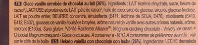 Lista de ingredientes del producto Classic Magnum 237 g e (3 * 79 g) / 330 ml (3 * 110 g)