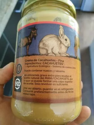 Lista de ingredientes del producto Crema de cacahuete Machandel 