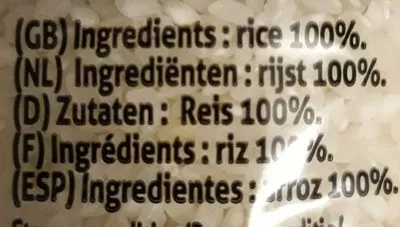 Lista de ingredientes del producto Riz sushi  