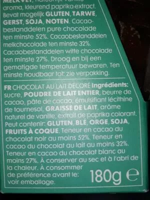 Lista de ingredientes del producto Lapin en chocolat Hema 