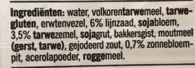 Lista de ingredientes del producto Pain complet - faible en glucides Albert Heijn 385 g