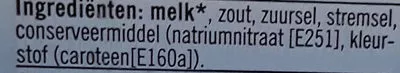 Lista de ingredientes del producto Plakken belegen 48+ De Zaanse Hoeve 250g