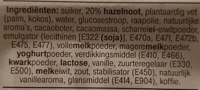 Lista de ingredientes del producto Mokkagebakjes ah, Albert Heijn 2 gebakjes