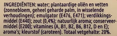 Lista de ingredientes del producto Lichtste pondje Gouda’s Glorie 500g