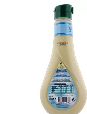 Lista de ingredientes del producto Amora Vinaigrette Nature 450ml Amora 450 ml