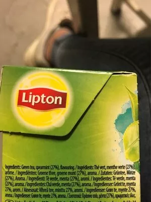 Lista de ingredientes del producto Green Intense Mint Lipton 32 g (20 * 1,6 g)