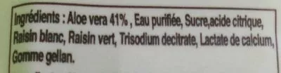 Lista de ingredientes del producto Aloe Woongjin, re juva 500 ml