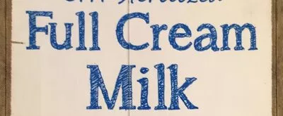 Lista de ingredientes del producto Full cream Milk MyFarm 1 L