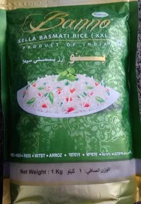 Lista de ingredientes del producto Sella basmati Rice  