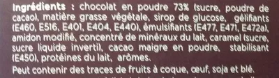 Lista de ingredientes del producto Mousse au chocolat (préparation pour) Nestlé Docello, Nestlé 1.5 kg