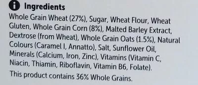 Lista de ingredientes del producto Max charge Woolworths 