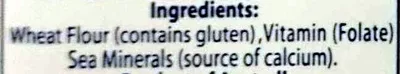 Lista de ingredientes del producto Plain Flour The Healthy Baker 1kg