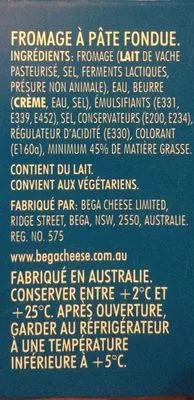 Lista de ingredientes del producto Melbourne Cheddar  