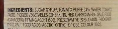 Lista de ingredientes del producto Chunky Home Style Pickle Cerebos,  Gregg's 390g