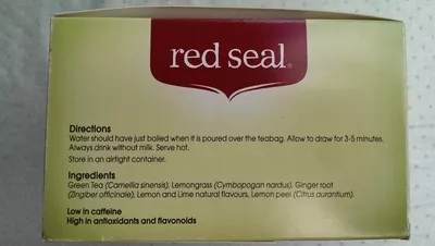 Lista de ingredientes del producto Red Seal Green Tea Red Seal 100 g