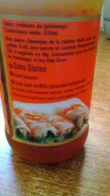 Lista de ingredientes del producto Sauce rouleaux de printemps Ayam™ Ayam 435 ml