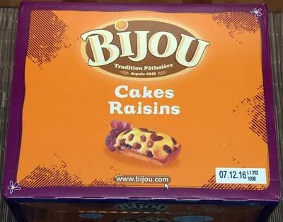 Cakes Raisins Bijou 900 g, code 000030