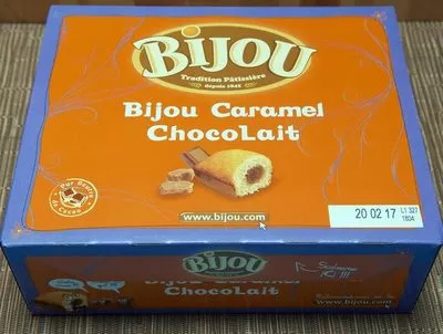 Bijou Caramel ChocoLait Bijou 740 g (20 étuis individuels), code 000227