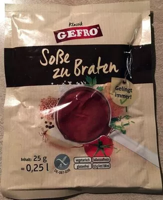 Soße zum Braten Gefro 25 g, code 0002410000076