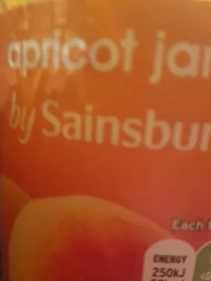 Apricot jam Sainsbury's 454 g, code 00036856