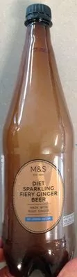 Diet Sparkling Fiery Ginger Beer Marks & Spencer, M&S , code 00050678