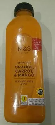 Smoothie Orange, Carrot & Mango Marks & Spencer 750 ml, code 00071574