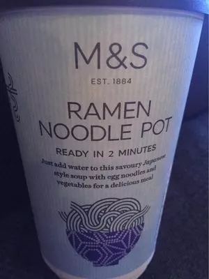 Ramen noodle pot M&S 98 g, code 00072861