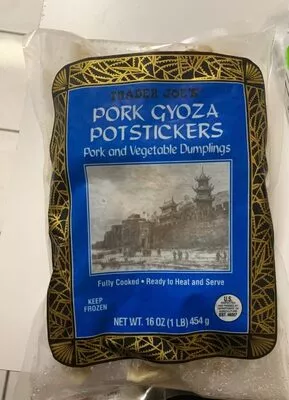 Pork Gyoza Poststickers Trader Joe’s 16 oz, code 00101622