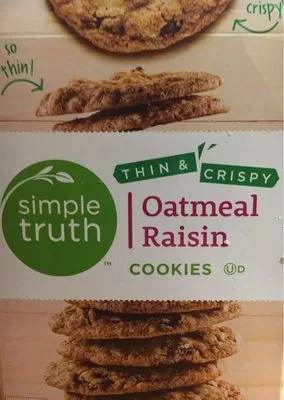 Oatmeal raisin cookies Simple Truth , code 0011110816986