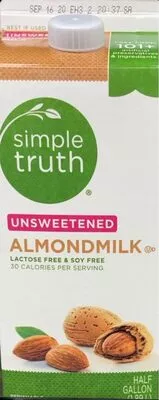 Almond Milk the Kroger Co. The Kroger Co., Simple Truth 1.89 L, code 0011110845931