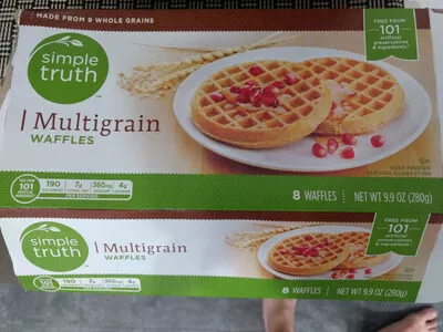 Multigrain Waffles Simple Truth, The Kroger Co. , code 0011110859587