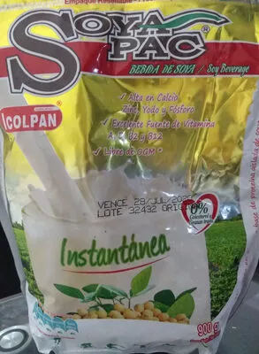 soya pac grupo icolpan 900 g, code 0012245017095