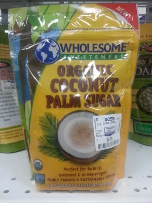 Organic Coconut Palm Sugar Wholesome 1 lb, code 0012511921064