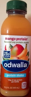 mango protein flavored soy protein shake odwalla 15.2 fl oz (450 ml), code 0014054030715