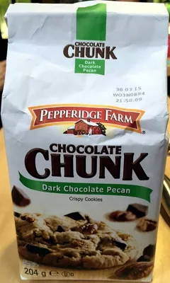 Chocolate Chunk Crispy Cookies - Dark Chocolate Pecan Pepperidge Farm 204 g, code 0014100096979