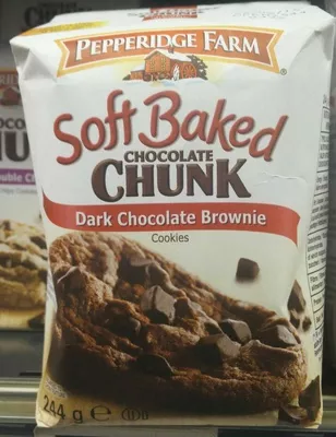 Soft Baked Chocolate Chunk Dark Chocolat Brownie Pepperidge Farm 244g, code 0014100097037