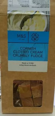 Cornish Clotted Cream Crumbly Fudge Marks & Spencer 135 g, code 00143707